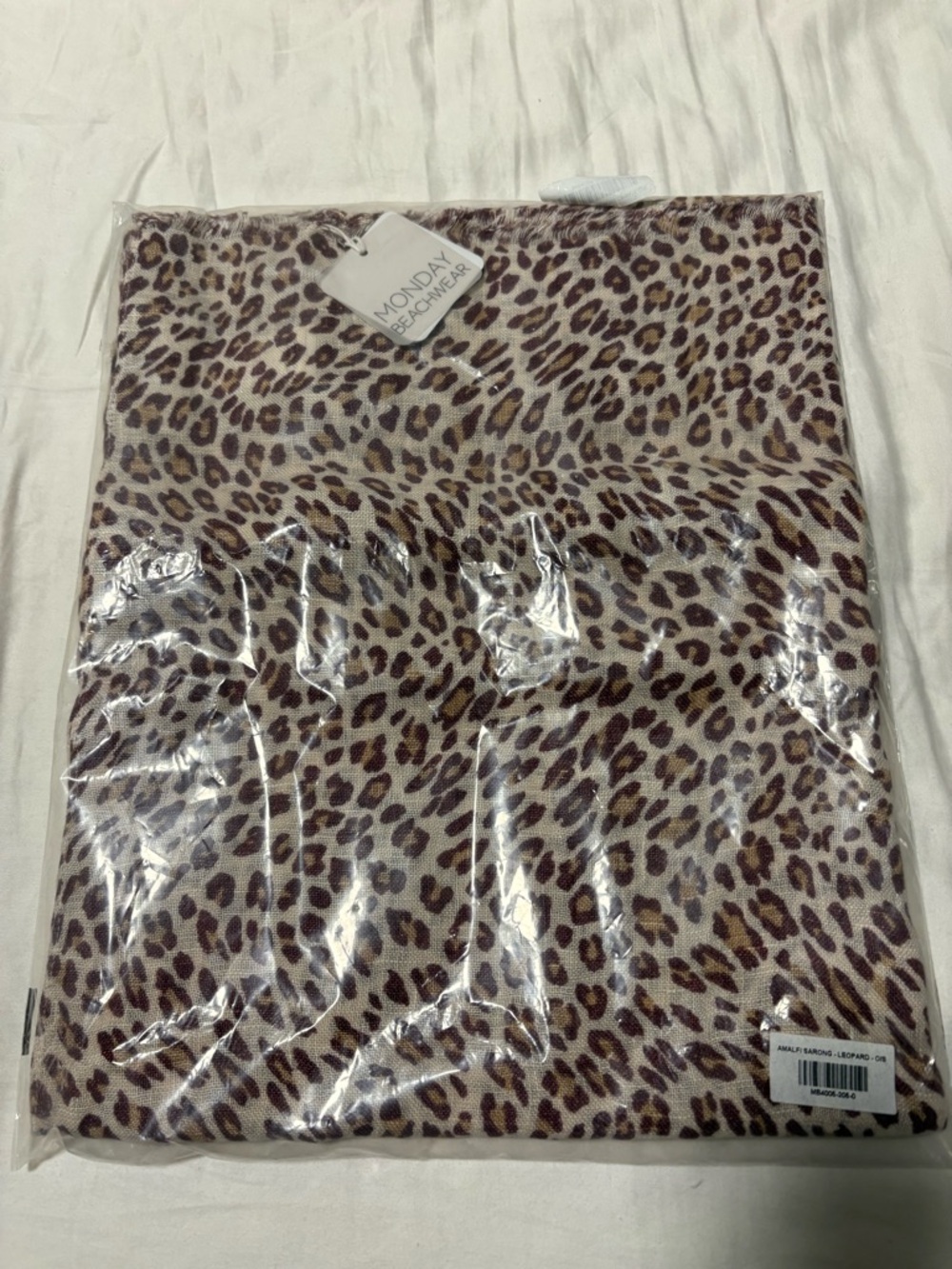 Monday Swimwear Leopard Print Swim Sarong